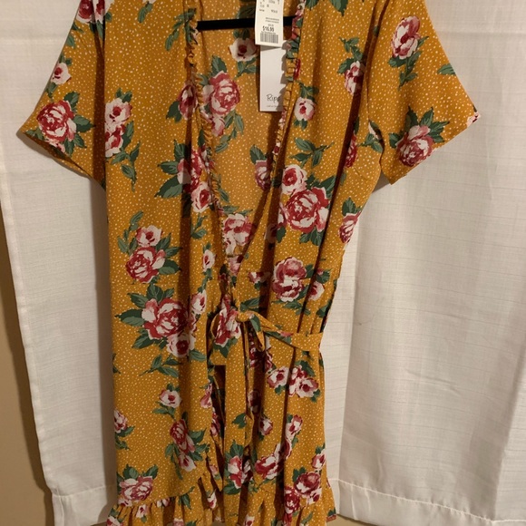 Ripe Tops - Wrap tunic length shirt/dress